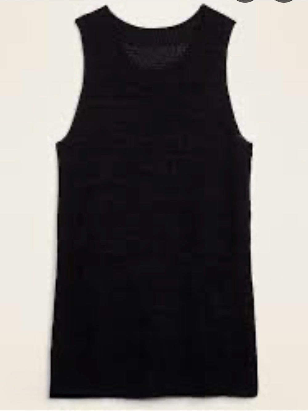 NWT, Old Navy Lightweight Sleeveless Knit Sweater Tank Top, Black, Size L